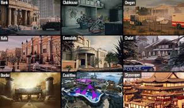 Rainbow Six Siege maps